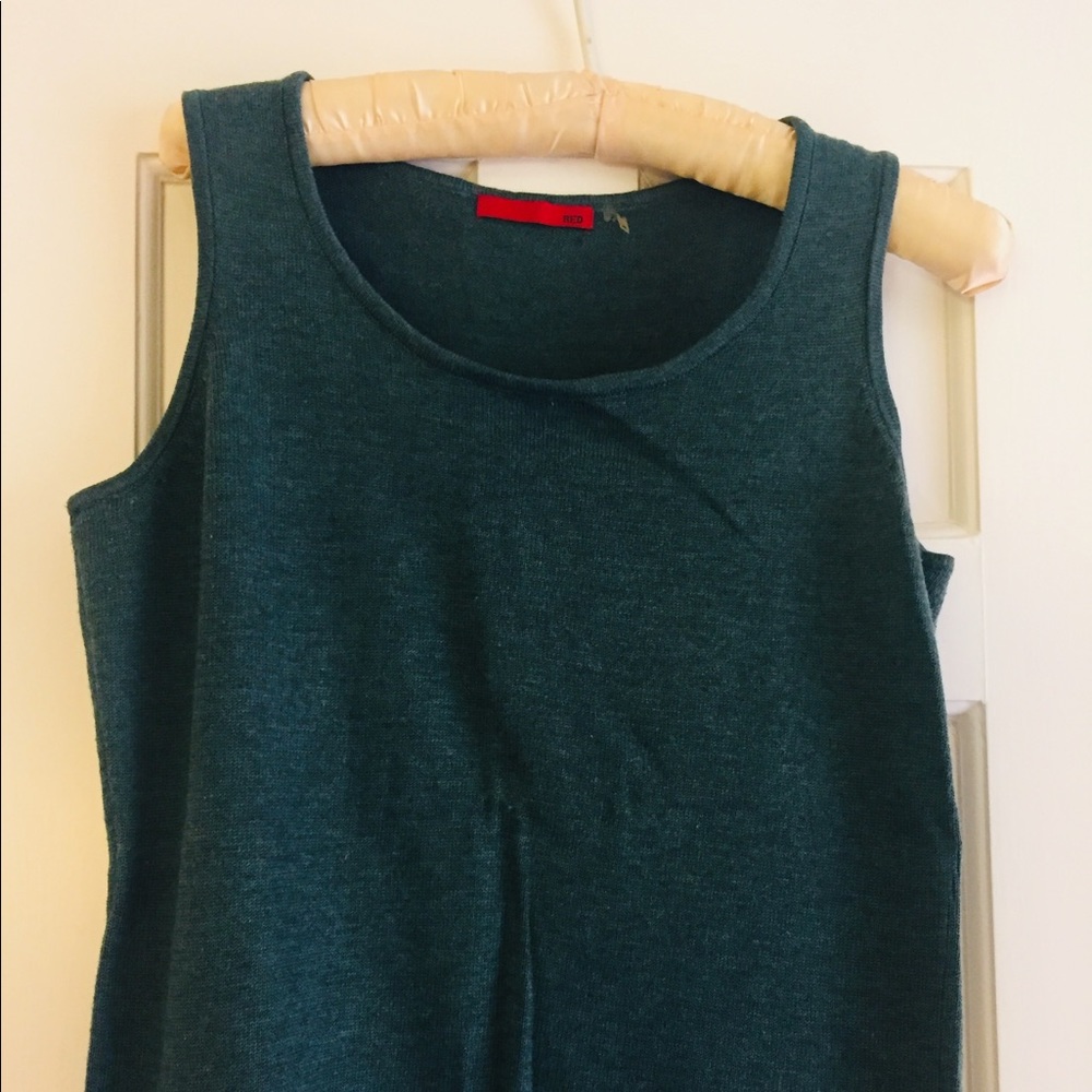 Teal RED Valentino shell, Med.